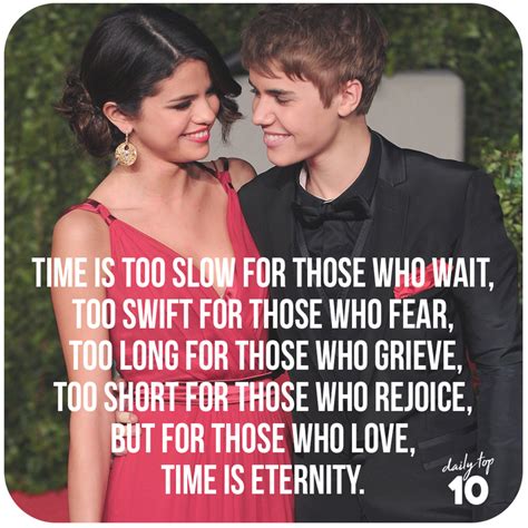 Selena Justin Quotes