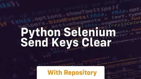 Image related to selenium-send-keys-python