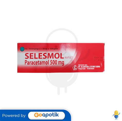 selesmol paracetamol 500 mg