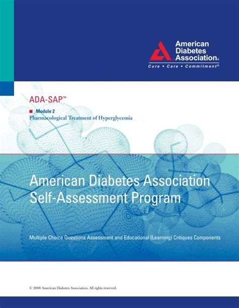 self assessment program american diabetes association