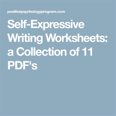 Self Expressive Writing Worksheets A Collection Of Pdfs Step Up To Writing Handouts - Step Up To Writing Handouts