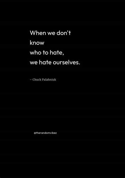 Self Hate Quotes