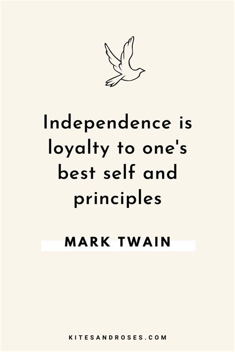 Self Independent Quotes