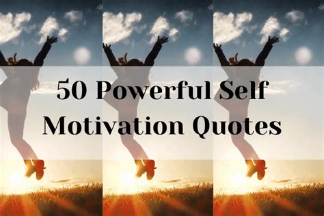 Self Motivation Quotes