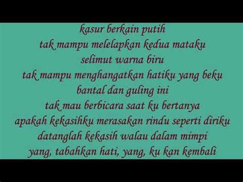 SELIMUT BIRU LIRIK - 20 Lagu Anak-anak Paling Enak dan Banyak Di Dengar