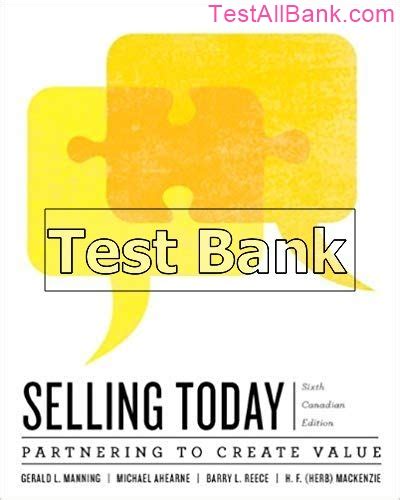 Full Download Selling Today Manning 6Th Edition 