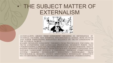 Semantic Externalism Explained