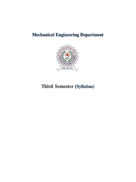 Semester 3 Mechanical Engineering Lab Experiments