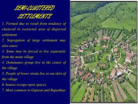 Semi Clustered Settlement