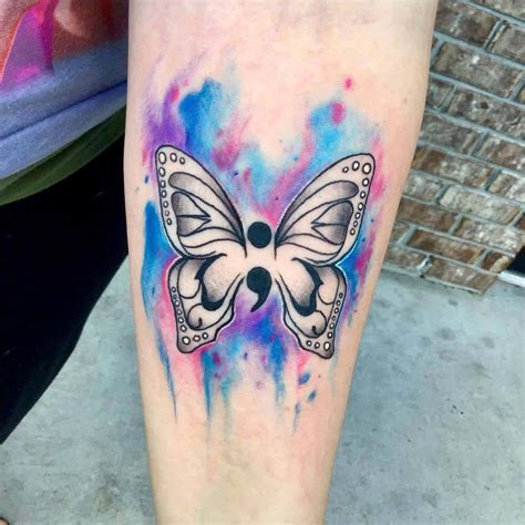semi colon butterfly tattoo - laminaty-zpts.pl
