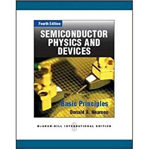 Semiconductor Physics And Devices 4th Edition Solution