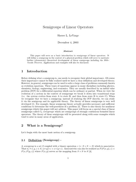 Semigroups Of Linear Operators And Applications To Partial Differential Equations Corrected 2nd Prin