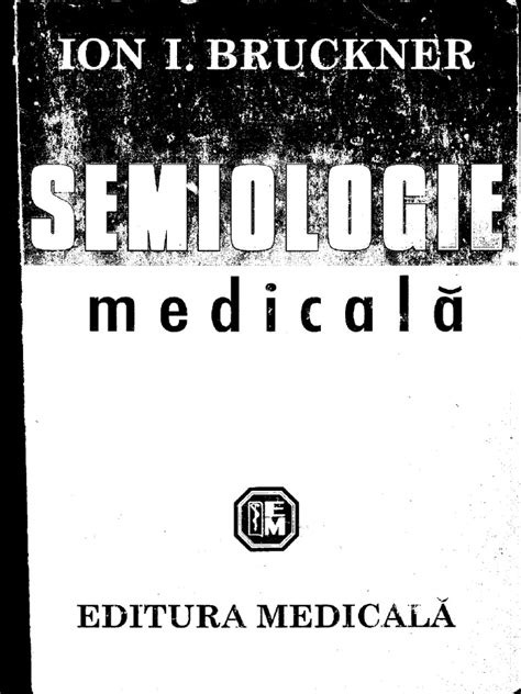 semiologie medicala bruckner pdf
