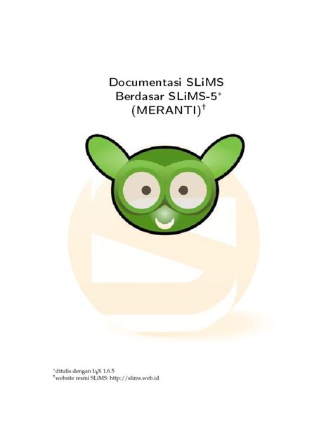 Senayan Library Management System Documentation
