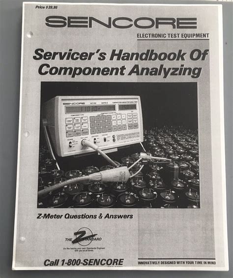 Read Online Sencore Lc103 Operators Manual 