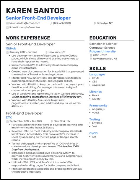 Senior Front End Developer Interview Questions