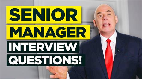 Full Download Senior Management Interview Questions And Answers 
