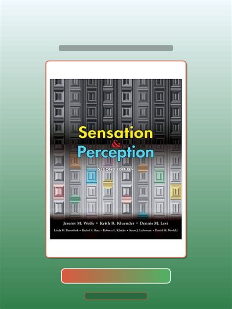 Sensation And Perception Wolfe Test Bank