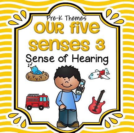 Sense Of Hearing Theme Centers And Activities For Sense Of Hearing For Preschool - Sense Of Hearing For Preschool