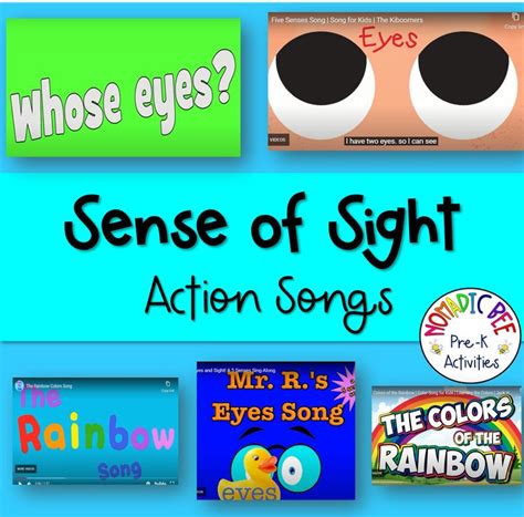 Sense Of Sight Action Songs Amp Rhymes Nbprekactivities Sense Of Sight Preschool - Sense Of Sight Preschool