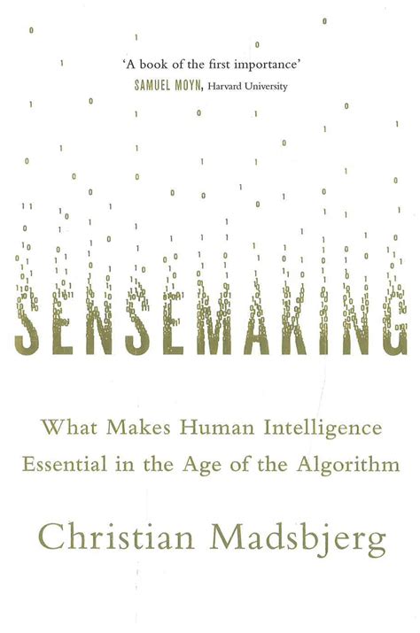 Sensemaking: What Makes Human Intelligence Essential In The Age Of The Algorithm
