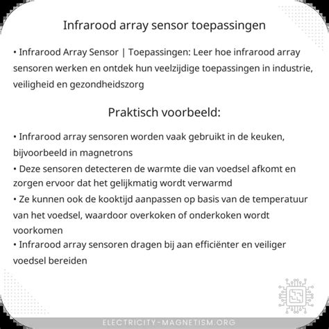 sensor toepassingen