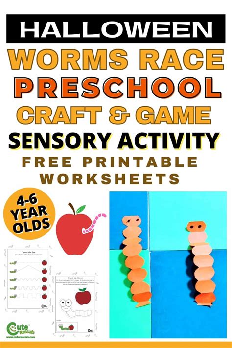 Sensory Games Worms Race For Preschoolers Mighty Kids Preschool Worm Worksheet - Preschool Worm Worksheet