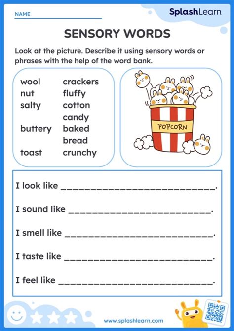 Sensory Words Practice Worksheet Live Worksheets Sensory Words Worksheet - Sensory Words Worksheet