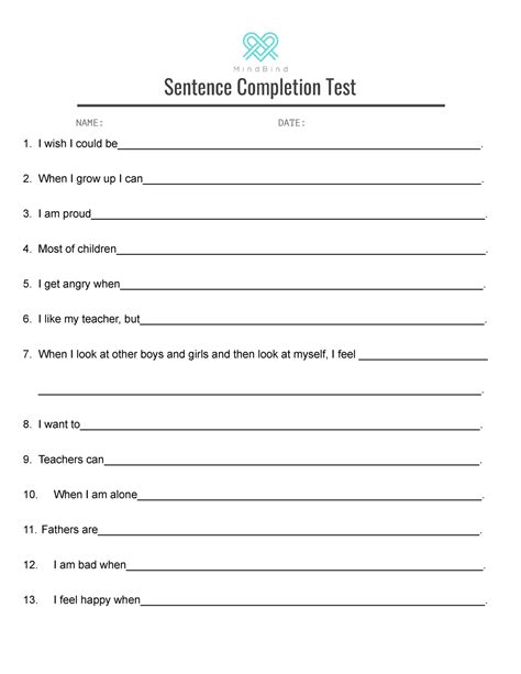 Sentence Completion Tests Wikipedia Complete The Sentences With - Complete The Sentences With