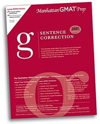 Sentence Correction Gmat Preparation Guide 4th Edition