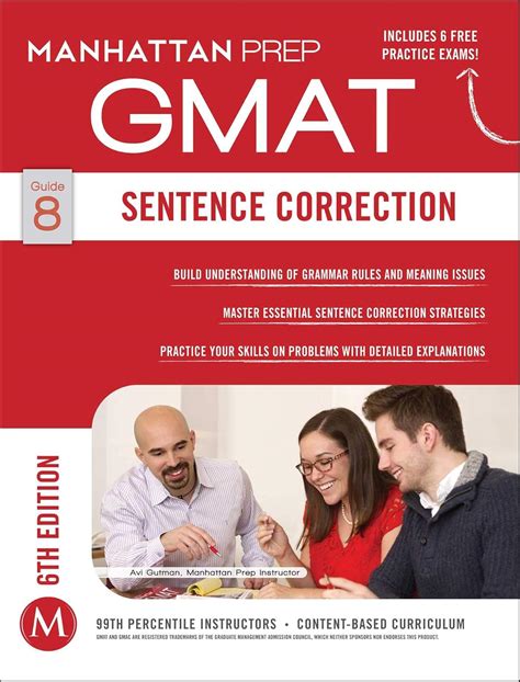 Sentence Correction Gmat Strategy Guide Manhattan Prep Gmat Strategy Guides