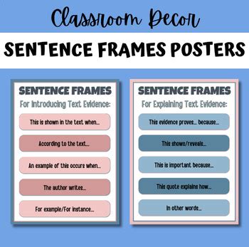 Sentence Frames For Answering Text Dependent Questions