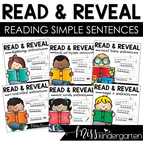Sentence Reading Read And Reveal Decodable Sentences Phonics Phonics Sentences For Kindergarten - Phonics Sentences For Kindergarten