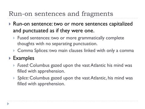 Sentence Run Ons And Fragments A Short Course Run Ons And Fragments Worksheet - Run Ons And Fragments Worksheet