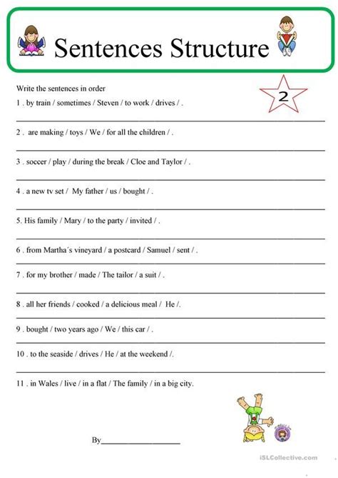 Sentence Structure Worksheets Ks1 Ks3 Sentence Structure Varied Sentence Structure Worksheet - Varied Sentence Structure Worksheet