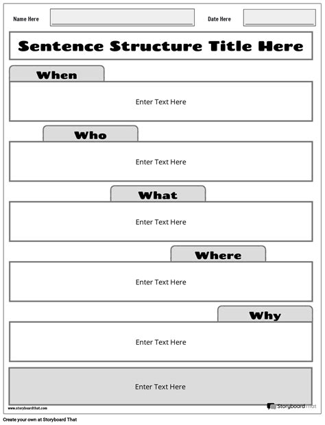 Sentence Structure Worksheets Storyboardthat Open Sentence Math Worksheets - Open Sentence Math Worksheets