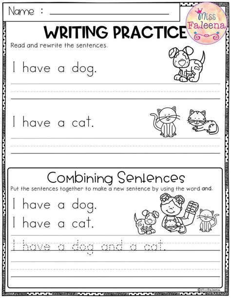 Sentence Subject 2nd Grade Worksheet   Writing Sentences2nd Grade Writing Sentences Worksheets Amp Free - Sentence Subject 2nd Grade Worksheet