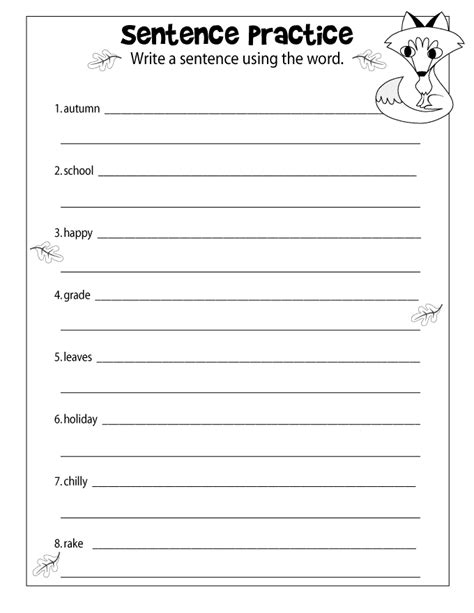 Sentence Writing Worksheets For 3rd Graders Online Splashlearn 3rd Grade Topic Sentence Worksheet - 3rd Grade Topic Sentence Worksheet