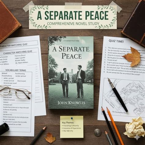 separate peace contemporary classics study questions