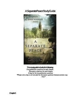 Full Download Separate Peace Study Guide With Answers 