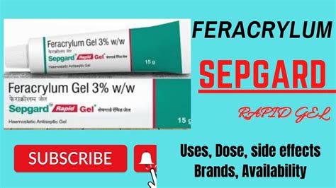 Sepgard Gel Use