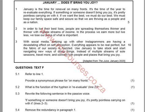 september grade 12 english exam paper 2009