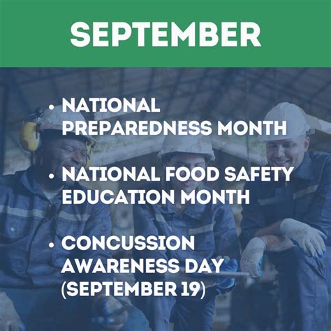 September Safety Topics