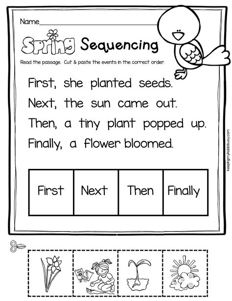 Sequence Worksheets For Kindergarten   Printable Sequence Worksheets For Kindergarten Pdf Included - Sequence Worksheets For Kindergarten