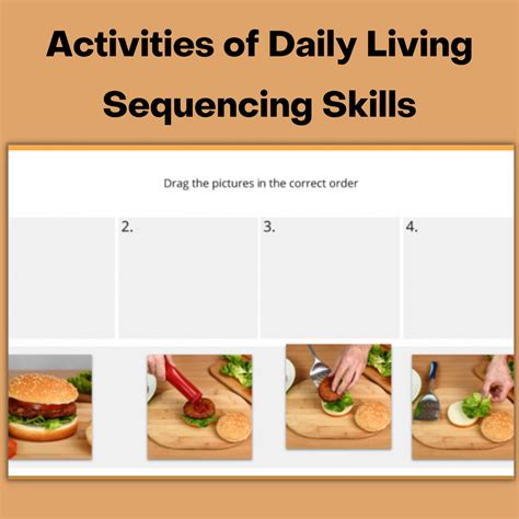 sequencing daily living activities