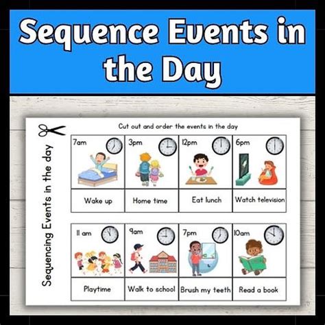 Sequencing Events Of The Day Ks1