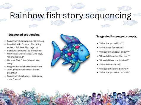 sequencing the rainbow fish story game