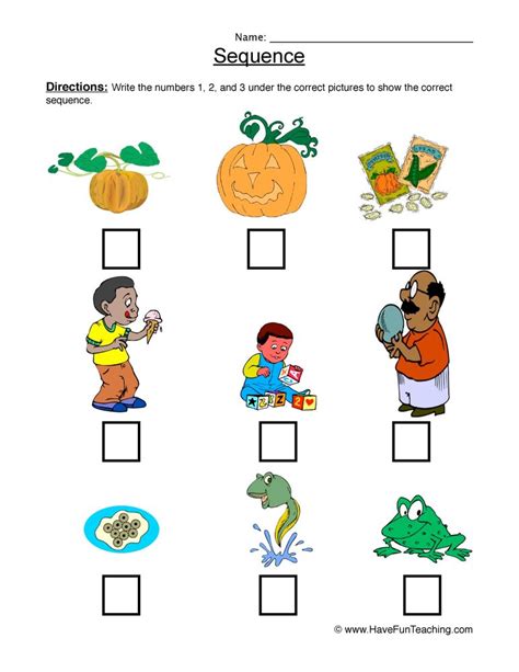Sequencing Worksheets For Kindergarten Sequencing Worksheet Kindergarten - Sequencing Worksheet Kindergarten