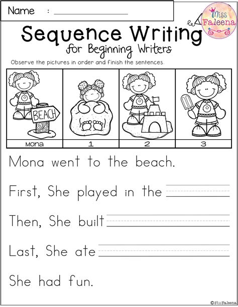 Sequencing Worksheets For Kindergarten To Grade 5 K5 Read And Sequence Worksheet - Read And Sequence Worksheet