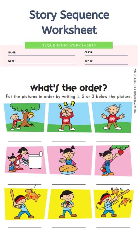 Sequencing Worksheets K5 Learning Preschool Sequencing Worksheets - Preschool Sequencing Worksheets